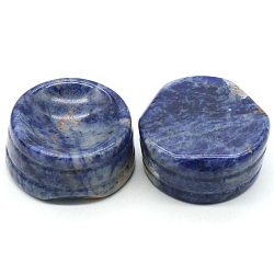 Natural Sodalite Display Base Stand Holder for Crystal, Crystal Sphere Stand, 2.7x1.2~1.4cm(WICR-PW0001-16P)