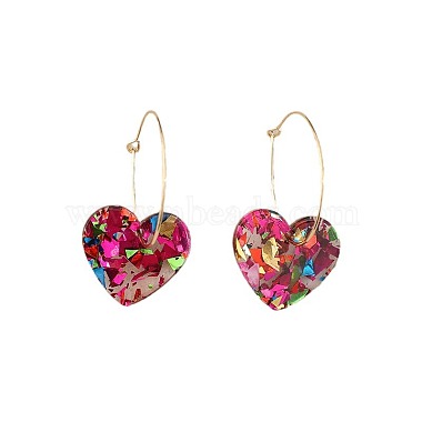 pendientes de aro de resina(FS-WG60B6C-03)-3