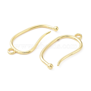 Brass Earring Hooks(KK-R149-23G)-2