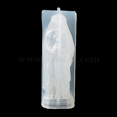 3d религия Дева Мария держит ребенка витрина украшения силиконовые формы(DIY-A046-02)-3