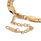 316 Stainless Steel Flat Link Chain Bracelet for Women(BJEW-G655-09G)-3