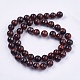 Natural Red Tiger Eye Stone Bead Strands(X-G-R193-08-8mm)-2