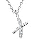 SHEGRACE Rhodium Plated 925 Sterling Silver Initial Pendant Necklaces(JN920A)-1