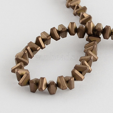 Electroplate Non-magnetic Synthetic Hematite Beads(G-R208-01)-2