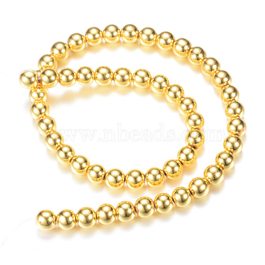 Electroplate Non-magnetic Synthetic Hematite Bead Strands(X-G-Q466-8mm-01)-2