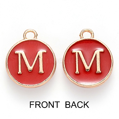 Golden Plated Enamel Alloy Charms(ENAM-SZ0001-26C-M)-3