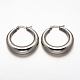 Ring 304 Stainless Steel Hoop Earrings(X-EJEW-O032-02P)-1