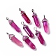 Natural Agate Double Terminated Pointed Pendants(G-F295-05H)-1