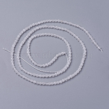 Natural Jade Beads Strands(G-F596-46E-3mm)-2