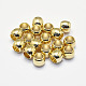 Perles européennes en laiton plaqué longue durée(X-KK-K193-093G-NF)-1