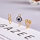 12Pcs 12 Style Evil Eye & Wire Wrap Brass Nose Rings(KK-SZ0004-82)-5
