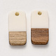 Resin & Walnut Wood Pendants(RESI-S384-008A-A07)-2