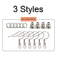 200Pcs 304 Stainless Steel Earring Hooks(STAS-T051-007)-2