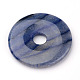 Donut/Pi Disc Natural Gemstone Big Pendants(G-L413-03)-2