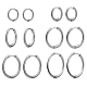 6 Pairs 6 Style Small Huggie Hoop Earrings for Girl Women(EJEW-SZ0001-51)-1