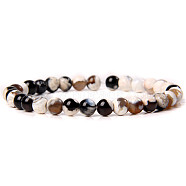 Synthetic Netstone Round Beaded Stretch Bracelet, show in picture11(SF8562-21-1)