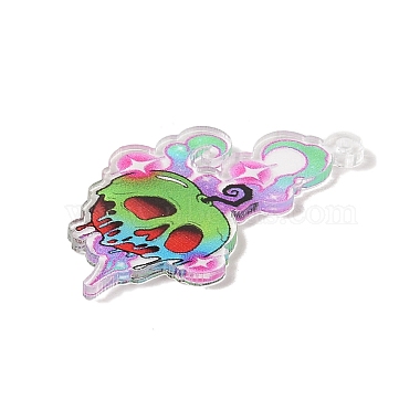 Printed Transparent Acrylic Pendants(MACR-P043-A11)-2