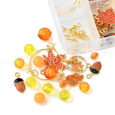 Acrylic Bead DIY Earring Making Kits(DIY-FS0006-67C)-3