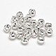 Fancy Cut 925 Sterling Silver Round Beads(STER-F012-08E)-2