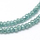 Rondelle facettée plaqué arc-en-ciel de perles de verre plaquées(EGLA-M004-2mm-B06)-2
