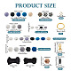 DIY Beaded Keychain Bracelet Making Kit(DIY-TA0004-23)-12