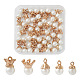 50Pcs 5 Styles Resin Imitation Pearl Pendants(RESI-CD0001-16)-1
