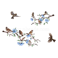 PVC Wall Stickers, Wall Decoration, Bird Pattern, 390x980mm(DIY-WH0228-737)