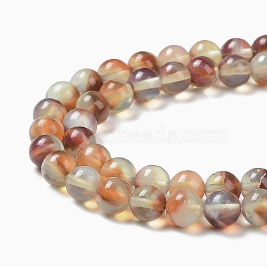 Glass Round Beads Strands(X-GLAA-M044-01B)-3