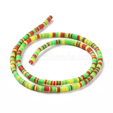 Handmade Polymer Clay Beads Strands(CLAY-R089-3mm-016)-3