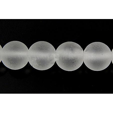 4mm Clear Round Crystal Beads