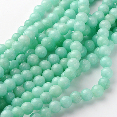 8mm Aquamarine Round Other Jade Beads