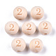 Unfinished Natural Wood European Beads(WOOD-S045-141A-2)-1