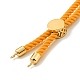 Half Finished Twisted Milan Rope Slider Bracelets(FIND-G032-01G-02)-4