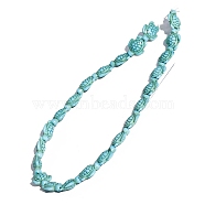 Synthetic Turquoise Beads Strands, Dyed, Turtle, Turquoise, 17x14mm, about 23pcs/strand, 15.75''(40cm)(PW-WG21533-03)