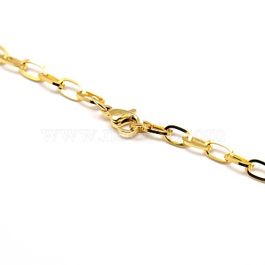 304 Edelstahl-Kabelkette bildende Halskette(X-STAS-A028-N091G)-3