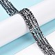 Non-Magnetic Synthetic Hematite Beads Strands(G-C009-B19)-2