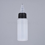 30ml Plastic Glue Bottles, White, 7.5x2.9cm, capacity: 30ml(DIY-WH0002-06H-30ml)