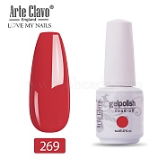 8ml Special Nail Gel, for Nail Art Stamping Print, Varnish Manicure Starter Kit, Medium Violet Red, Bottle: 25x66mm(MRMJ-P006-I044)