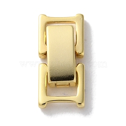 Brass Watch Band Clasps, Cadmium Free & Lead Free, Rectangle, Real 24K Gold Plated, 14.5x7.5x4mm(KK-F880-21E-G)