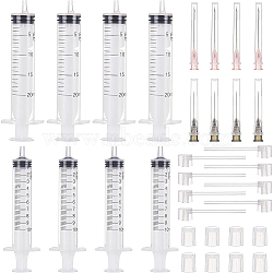 Perfume Dispenser Kits, including Plastic Veterinary Syringe & Syringe Dispenser & Pump, White, 36pcs/bag(DIY-BC0001-18)