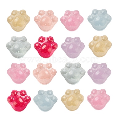 Mixed Color Cat Shape Resin Cabochons