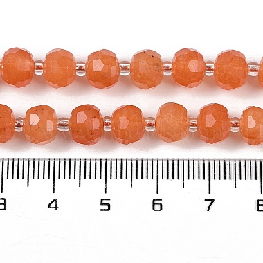 Natural Orange Aventurine Beads Strands(G-H057-A02-01)-5