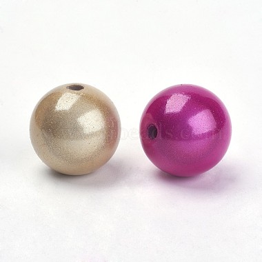 Mixed Color Spray Painted Acrylic Beads(X-PB9290)-2