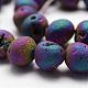 Electroplated Natural Quartz Crystal Beads Strands(G-K174-02E)-3