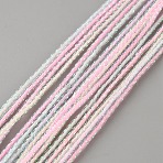 Cloth Hair Braiding String, for Braids Dreadlocks, DIY Colorful Styling Hair Braiding, Pearl Pink, 905x2mm(OHAR-WH20010-11C)