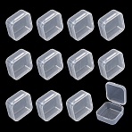 Transparent Plastic Bead Containers, Rectangle, Clear, 4.2x3.8x1.8cm, 18pcs/set(CON-YW0001-04)