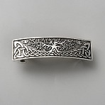 Alloy Clip Hair Barrettes, Hair Accessories for Women Girls, Tree of Life, Antique Silver, 24x83x19mm(PHAR-WH0024-004AS)