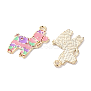 Alloy Enamel Pendants(ENAM-O001-08F-G)-2