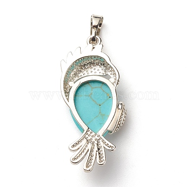 Natural & Synthetic Gemstone Pendants(G-G855-02P)-4