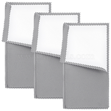 Light Grey Cloth Silver Polishing Cloth